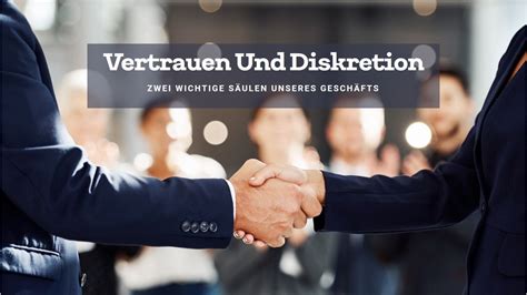 diskretion und vertrauen
